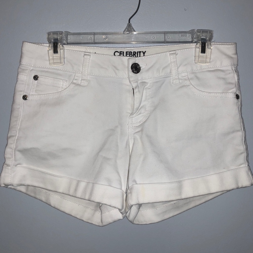 Celebrity White Shorts